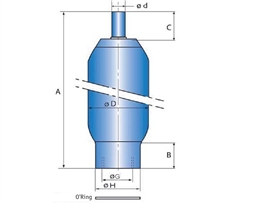 低压囊师蓄能器EBV系列40BAR,容积10至200Litres